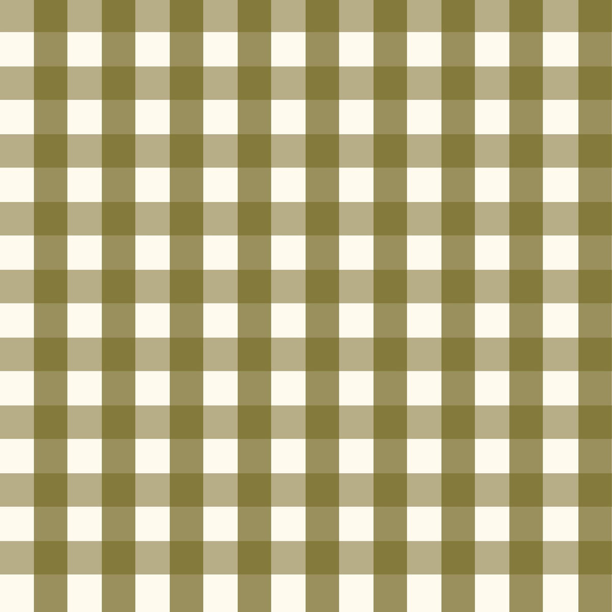Willowside Gingham (Olive) Wallpaper