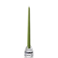 Green Tea Hand-Dipped Taper Candles - Box of 12 | Unscented