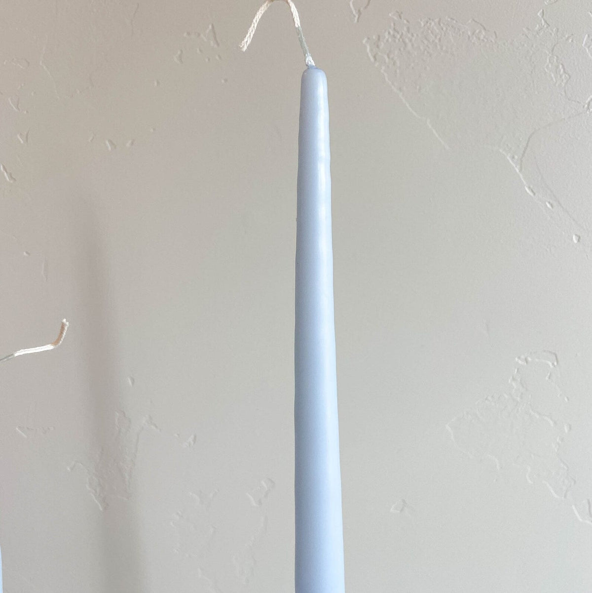 Ice Blue Hand-Dipped 15" Tapered Candle - Box of 12 - Unscented