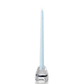 Ice Blue Hand-Dipped 15" Tapered Candle - Box of 12 - Unscented