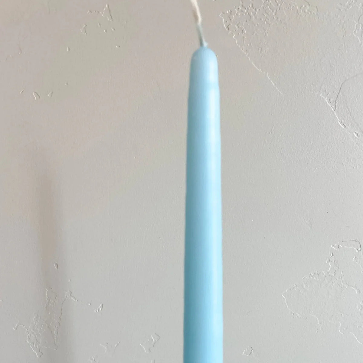 Robins Egg Blue Hand-Dipped Tapered Candle - Box of 12 - Unscented