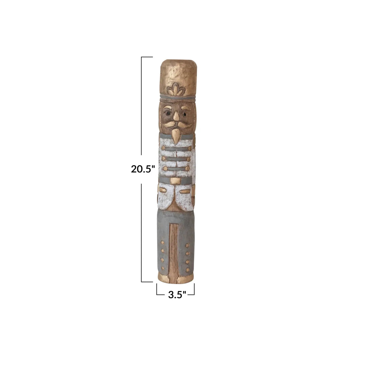 Mango wood Nutcracker Statue in 3 Sizes